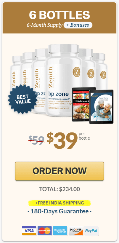 BP Zone order 6bottle